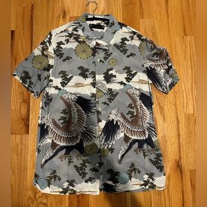 Allsaints Viscose Shirt. Resort shirt. Size Small. Excellent condition.